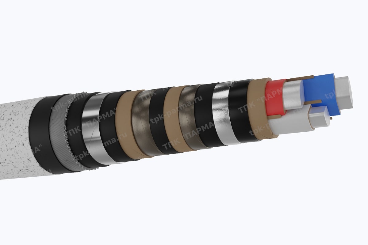 Фотография провода Кабель АСБ2л 3х95 - 10кВ