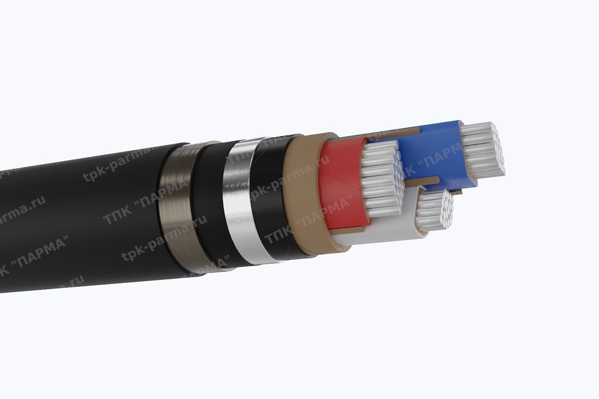 Фотография провода Кабель ААШнг 3х50+1х25 - 1кВ