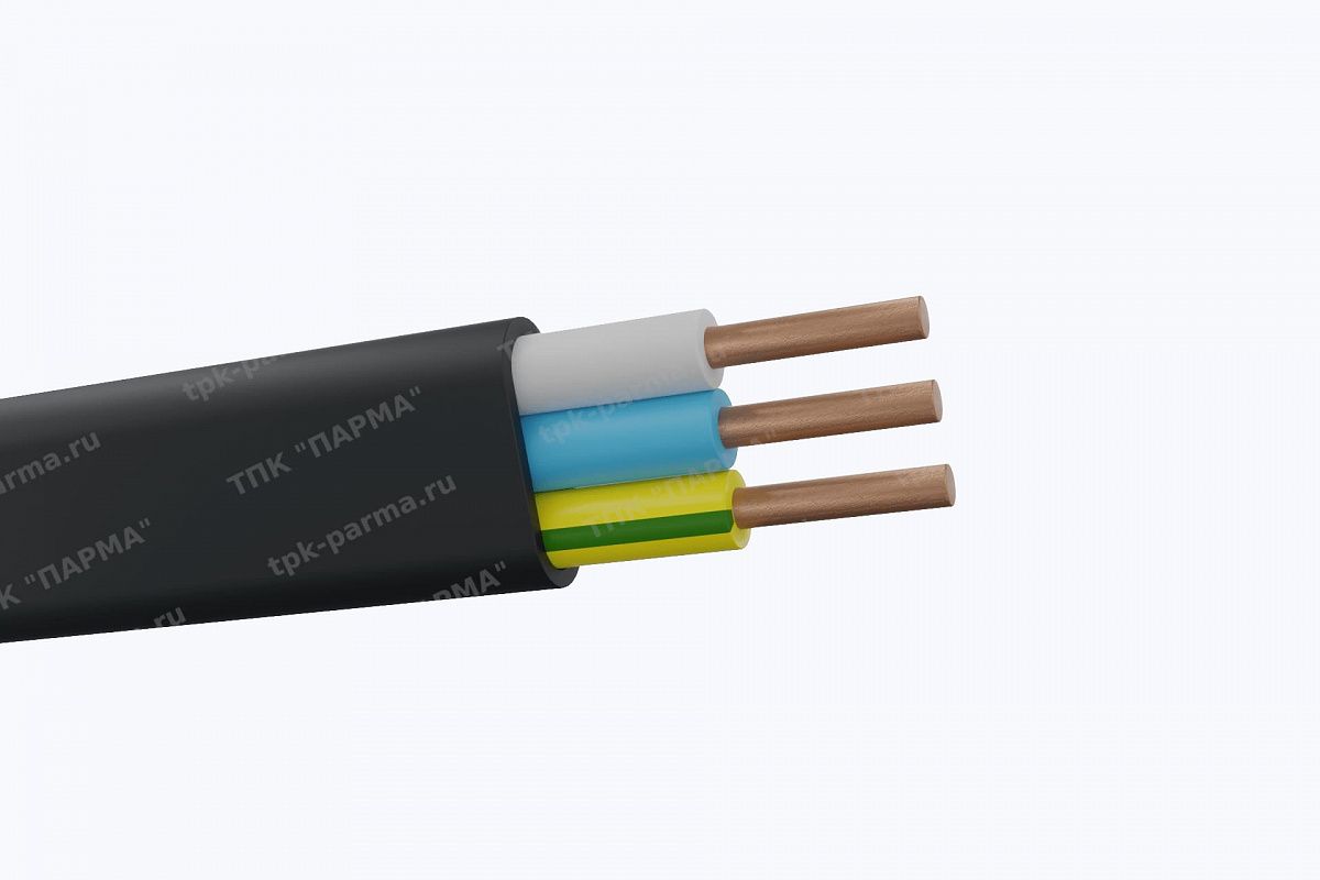 Фотография провода Кабель ВВГ-П 2х2,5 - 1кВ